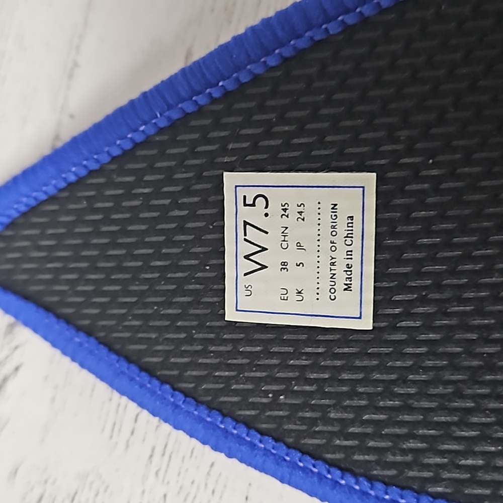 Rothys The Point Black Pointed Toe Flats Blue Edg… - image 7